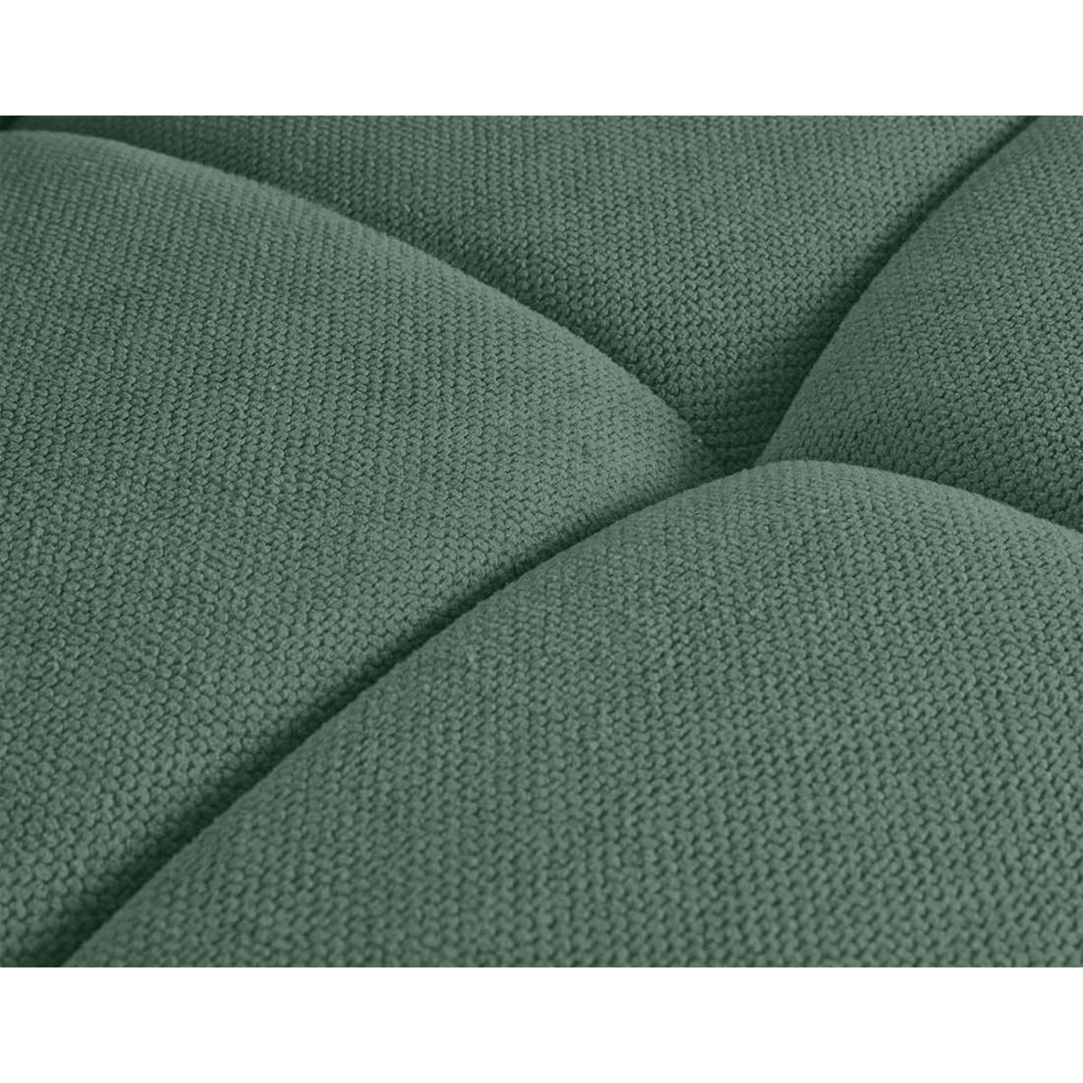 LISA DESIGN Ray - canapé droit 4 places avec double méridienne - assise profonde - en tissu texturé