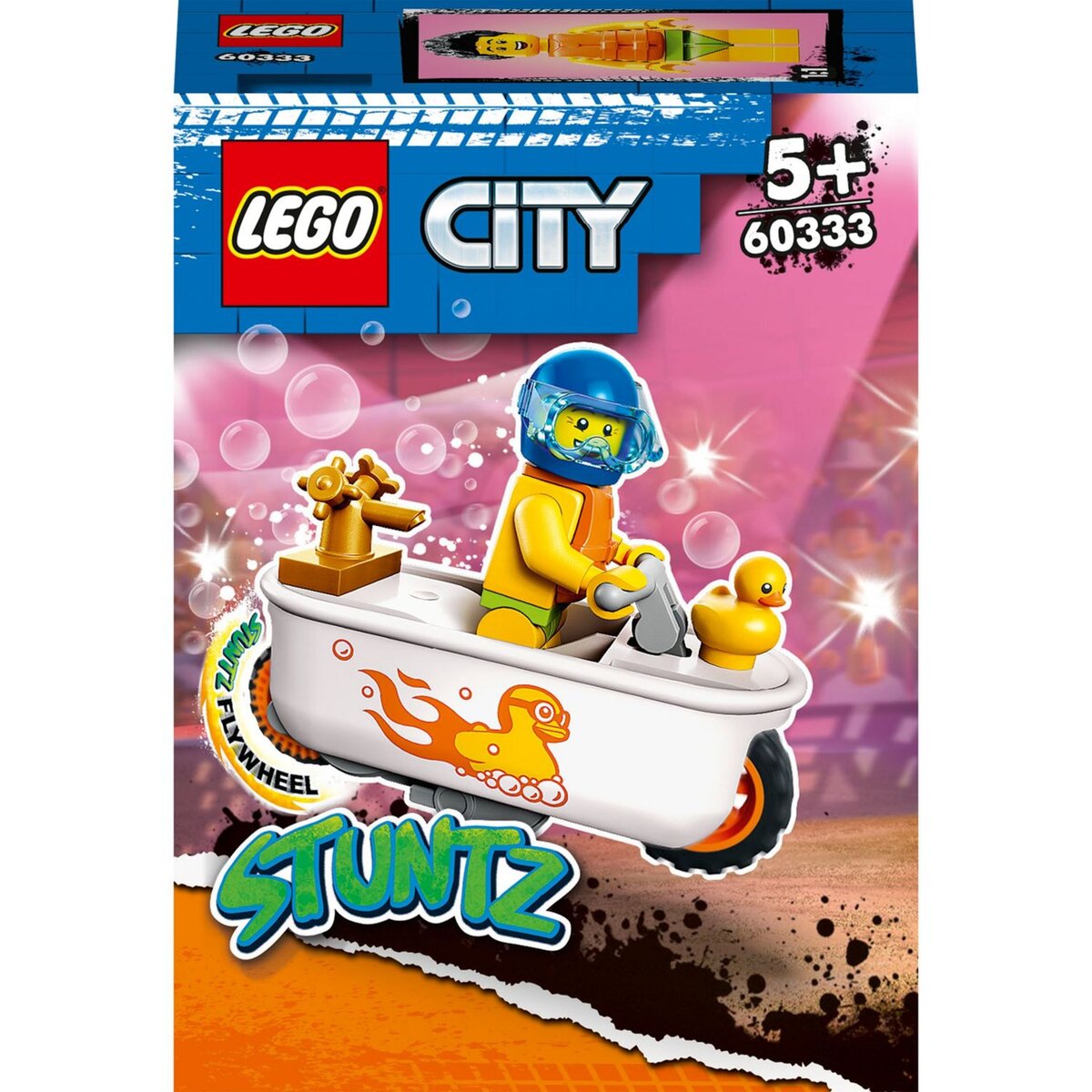 LEGO City 60333 La moto de cascade baignoire 