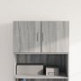 Voir la diapositive 1 : VIDAXL Armoire murale sonoma gris 70x42,5x40 cm bois d'ingenierie