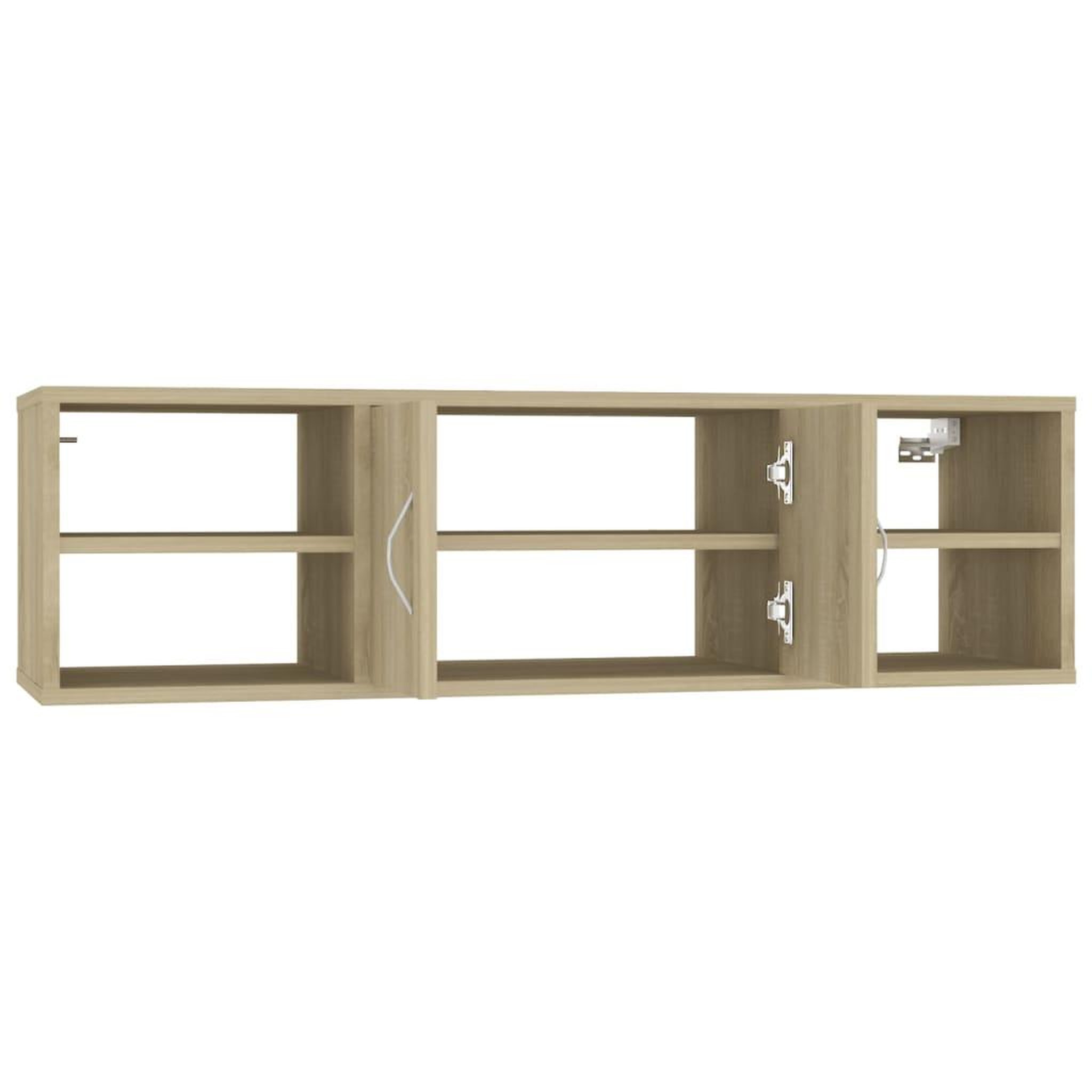 Voir la diapositive 5 : VIDAXL Etagere murale Chene sonoma 102x30x29 cm Bois d'ingenierie