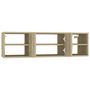 Voir la diapositive 5 : VIDAXL Etagere murale Chene sonoma 102x30x29 cm Bois d'ingenierie