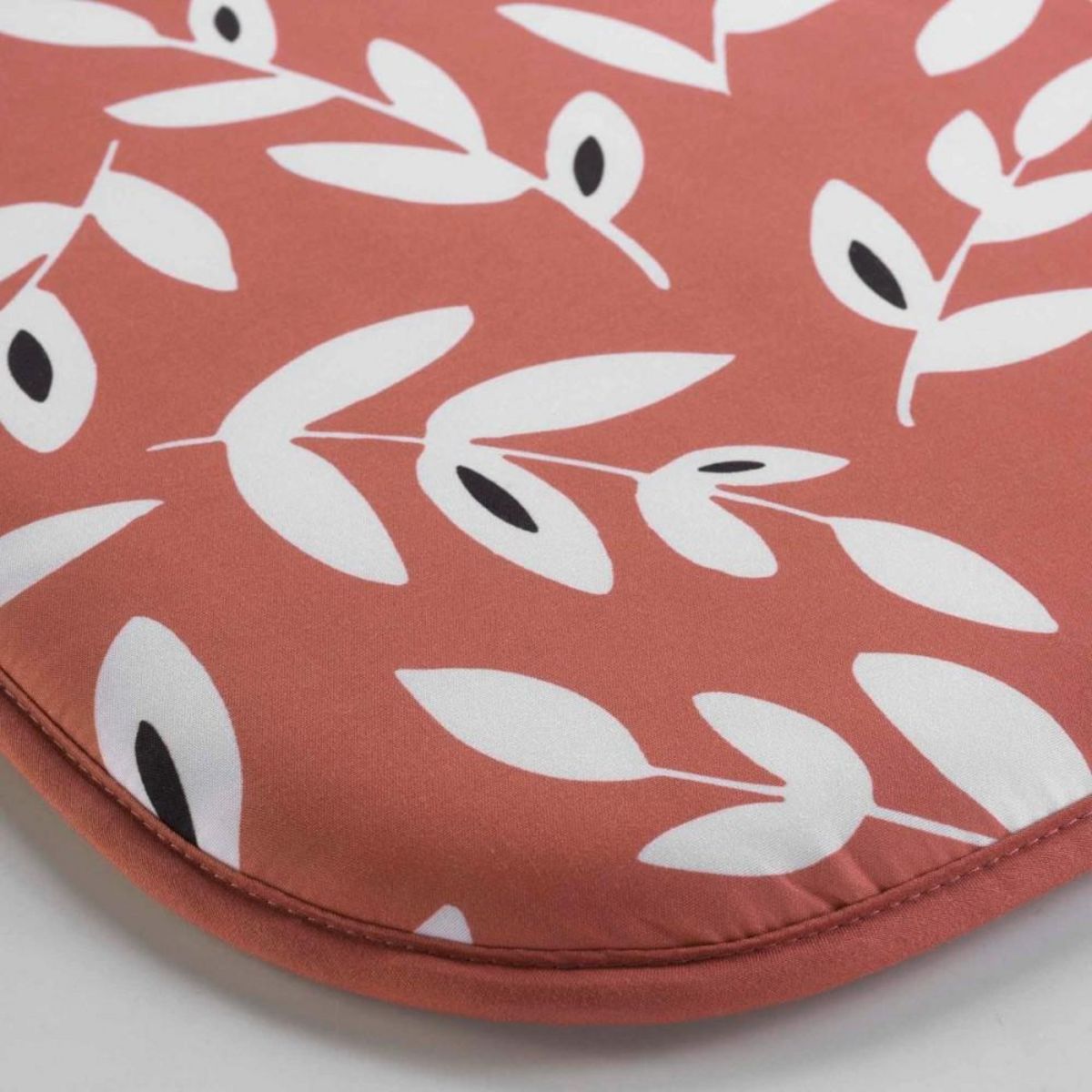 Douceur d'Intérieur Lot de 4 galettes de chaise BELLYS 38x38 cm microfibre terracotta