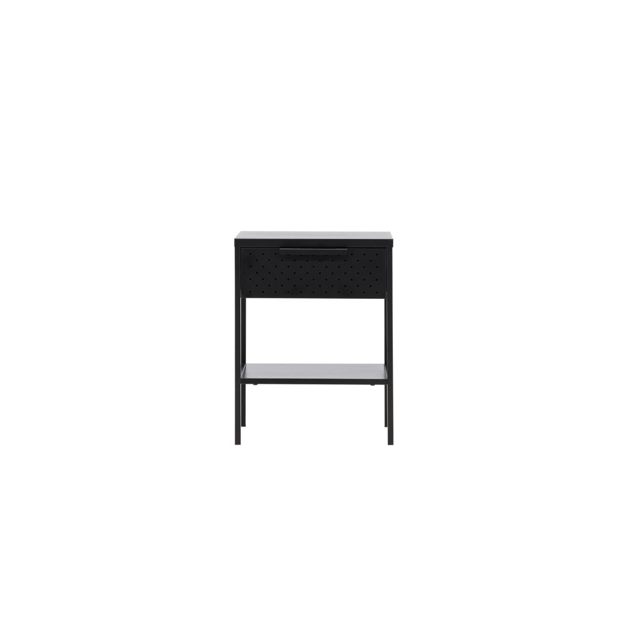 Voir la diapositive 4 : Paris Prix Table de chevet en métal  sacramento  52cm noir