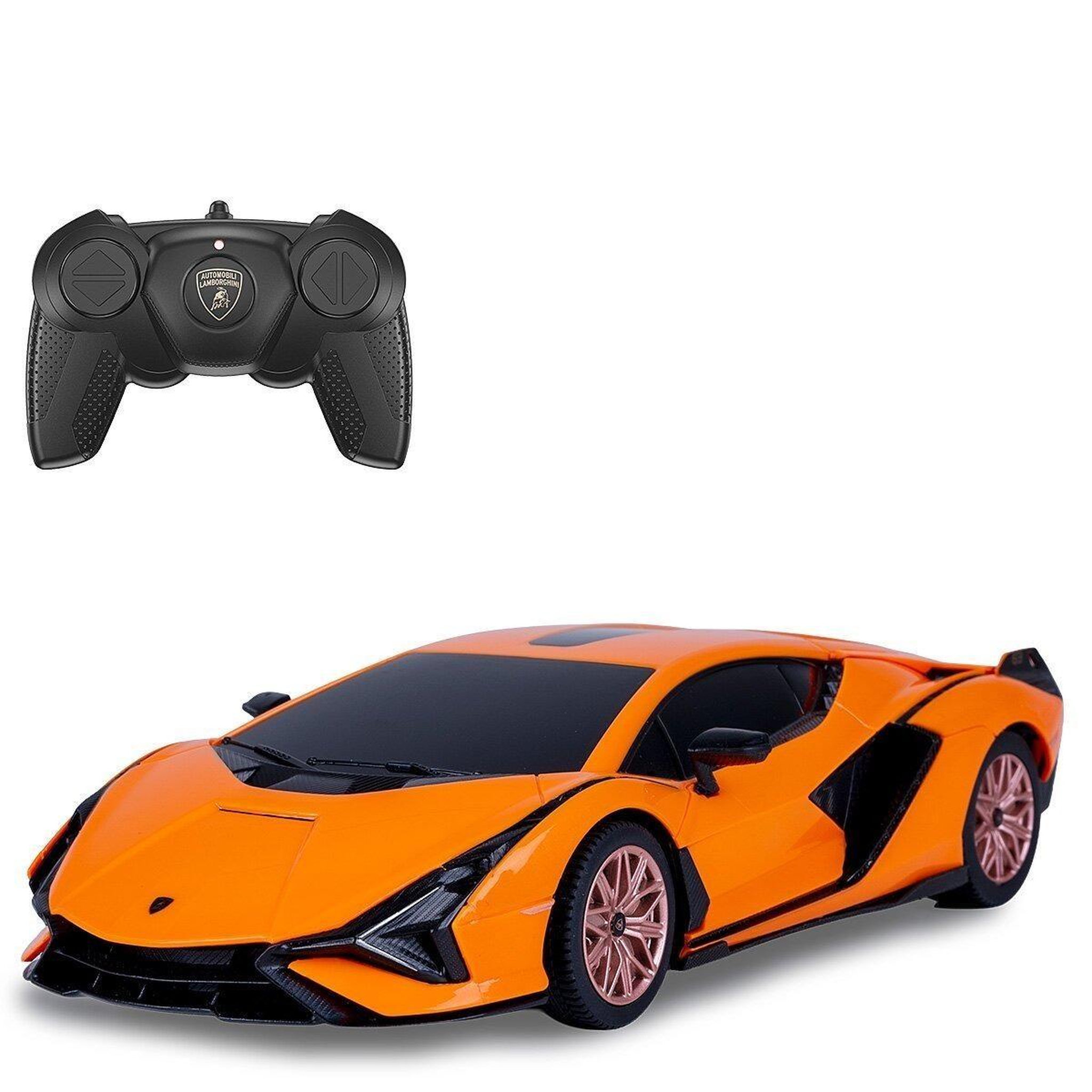Jamara Voiture télécommandée lamborghini sián fkp 37 1:24 orange 2,4ghz