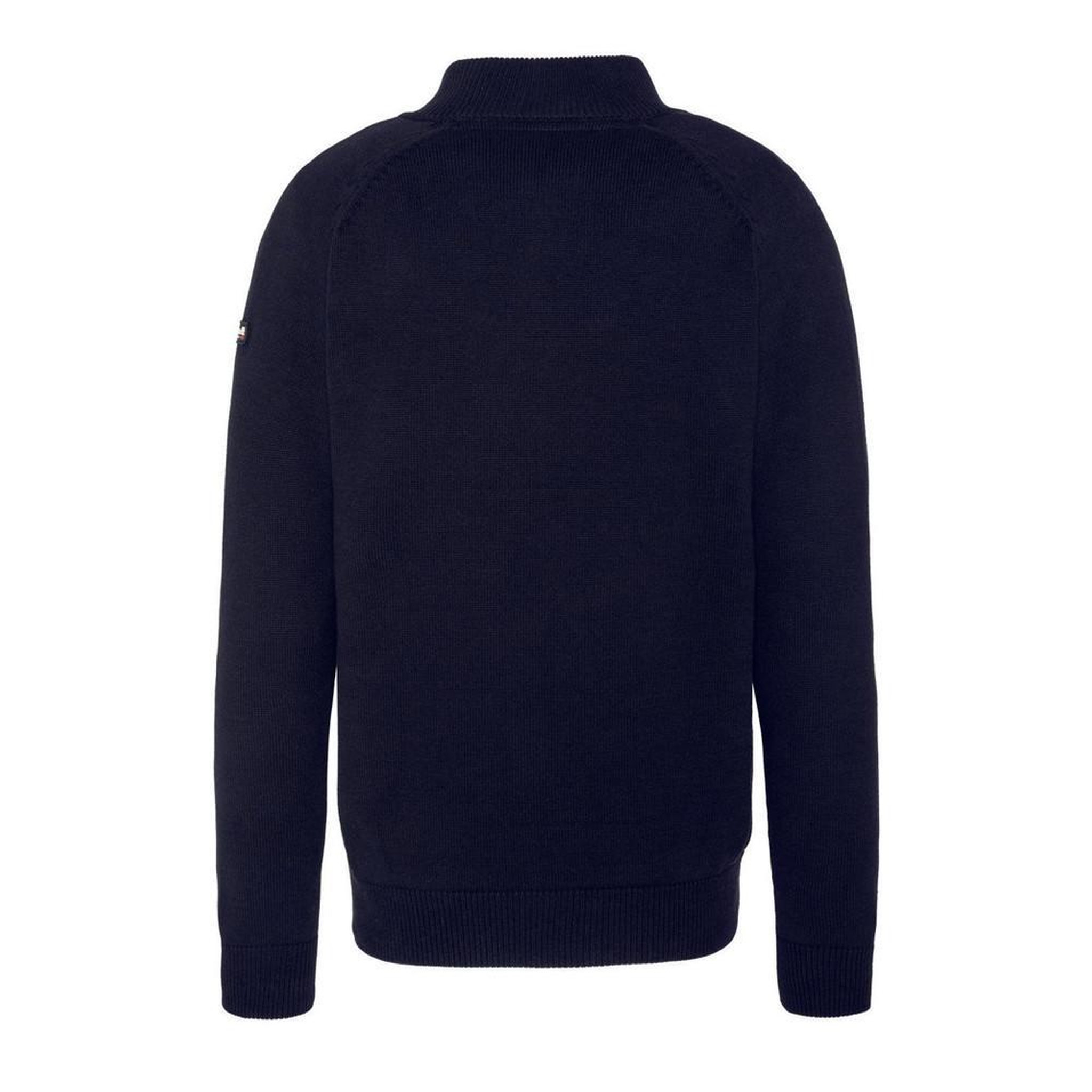 Voir la diapositive 2 : Schott Pull 1/4 zip Marine Homme Schott Plali