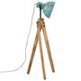 Voir la diapositive 4 : VIDAXL Lampadaire 25 W bleu delave 45x45x120 cm E27