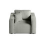 Voir la diapositive 6 : BEST MOBILIER Topaze - fauteuil - en tissu velours relief