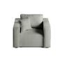 Voir la diapositive 6 : BEST MOBILIER Topaze - fauteuil - en tissu velours relief