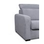 Voir la diapositive 7 : Canapé système couchage rapide 3 places en tissu gris clair CAROLE