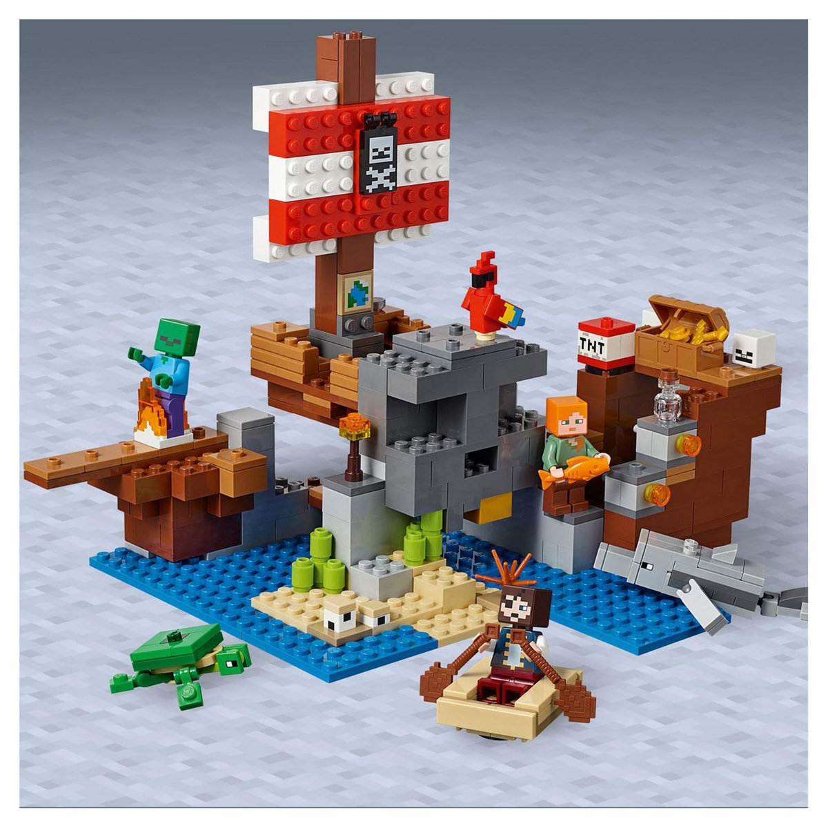 LEGO Minecraft 21152 - L'aventure du bateau pirate