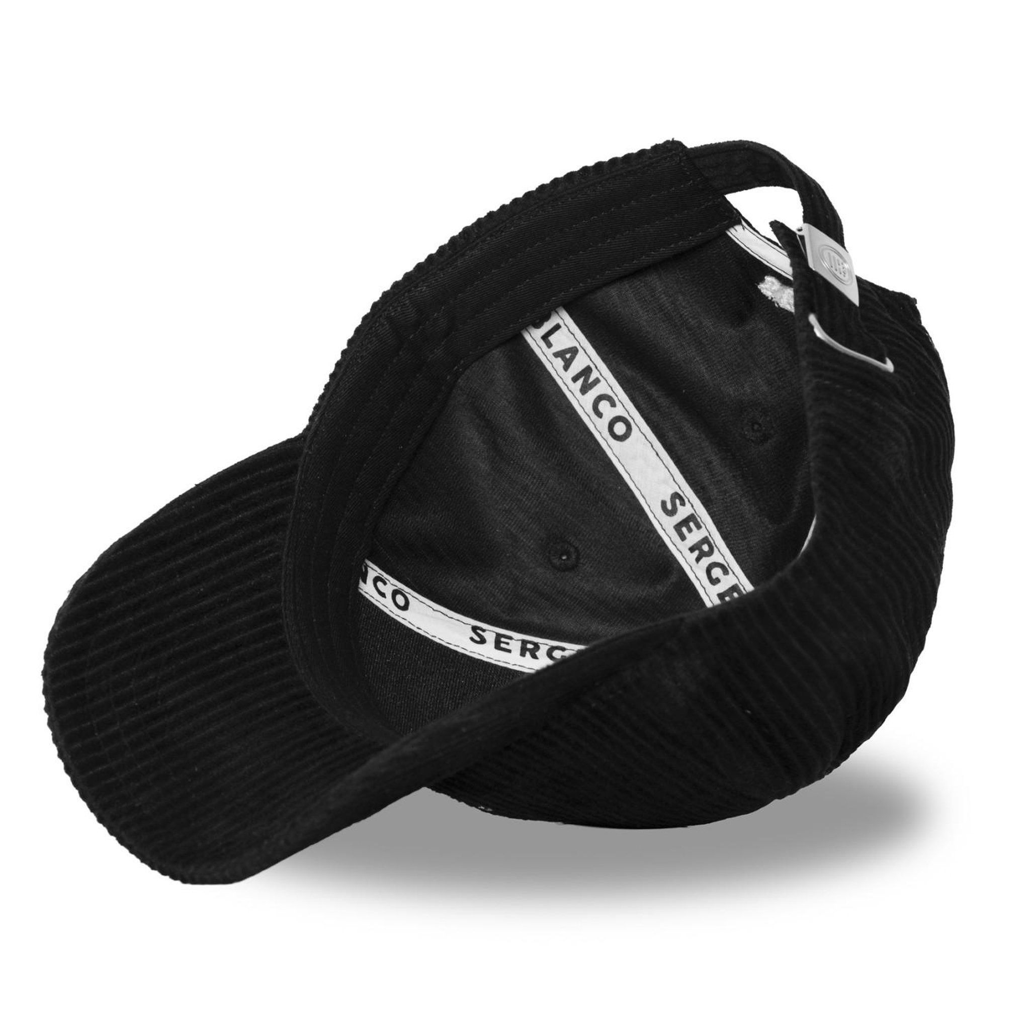 Voir la diapositive 6 : SERGE BLANCO Casquette baseball en velours côtelé Velvet