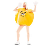 EURO CARNAVALES Déguisement Bonbon Jaune - Adulte - M/L