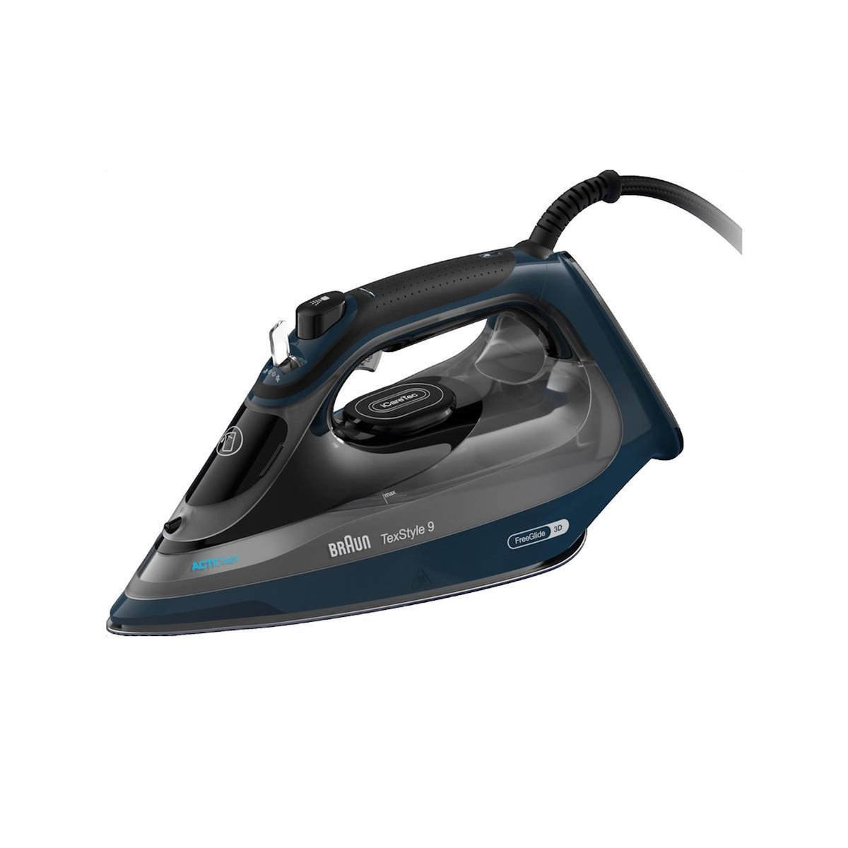 BRAUN Fer à repasser Braun TexStyle 9 3200W vapeur 260g/min bleu/noir