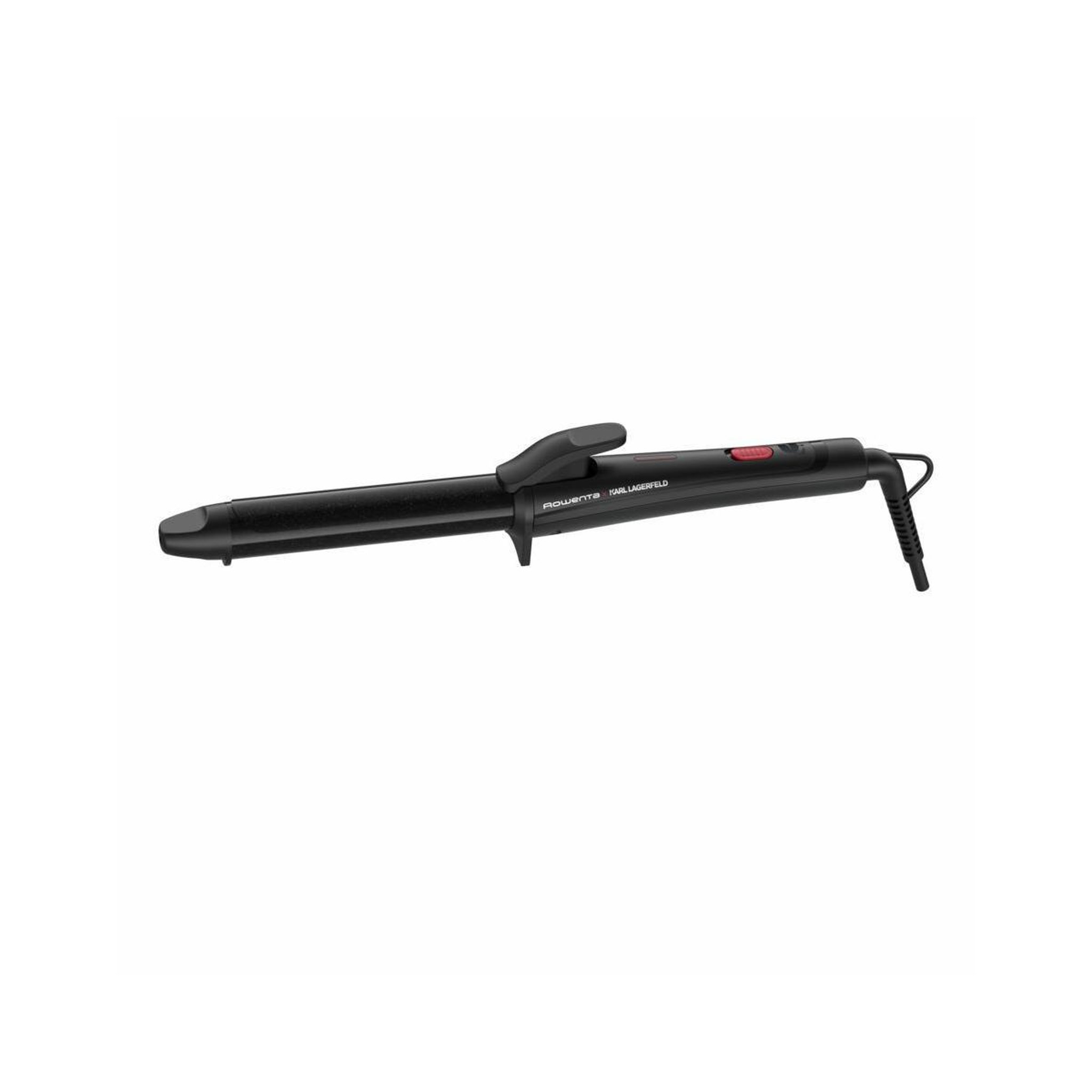 Voir la diapositive 3 : ROWENTA Rowenta x karl lagerfeld cf321lf0 brosse soufflante et fer à lisser fer à friser à chaleur noir, rouge 47 w 1,8 m