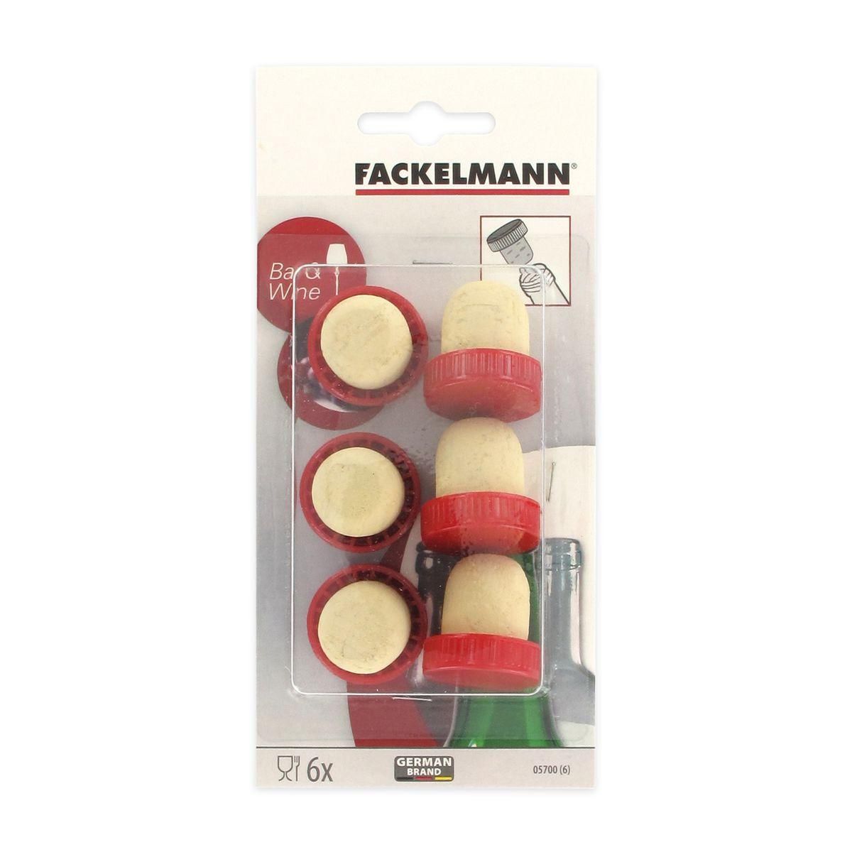 Fackelmann Lot de 12 bouchons de liège Fackelmann Bar Concept