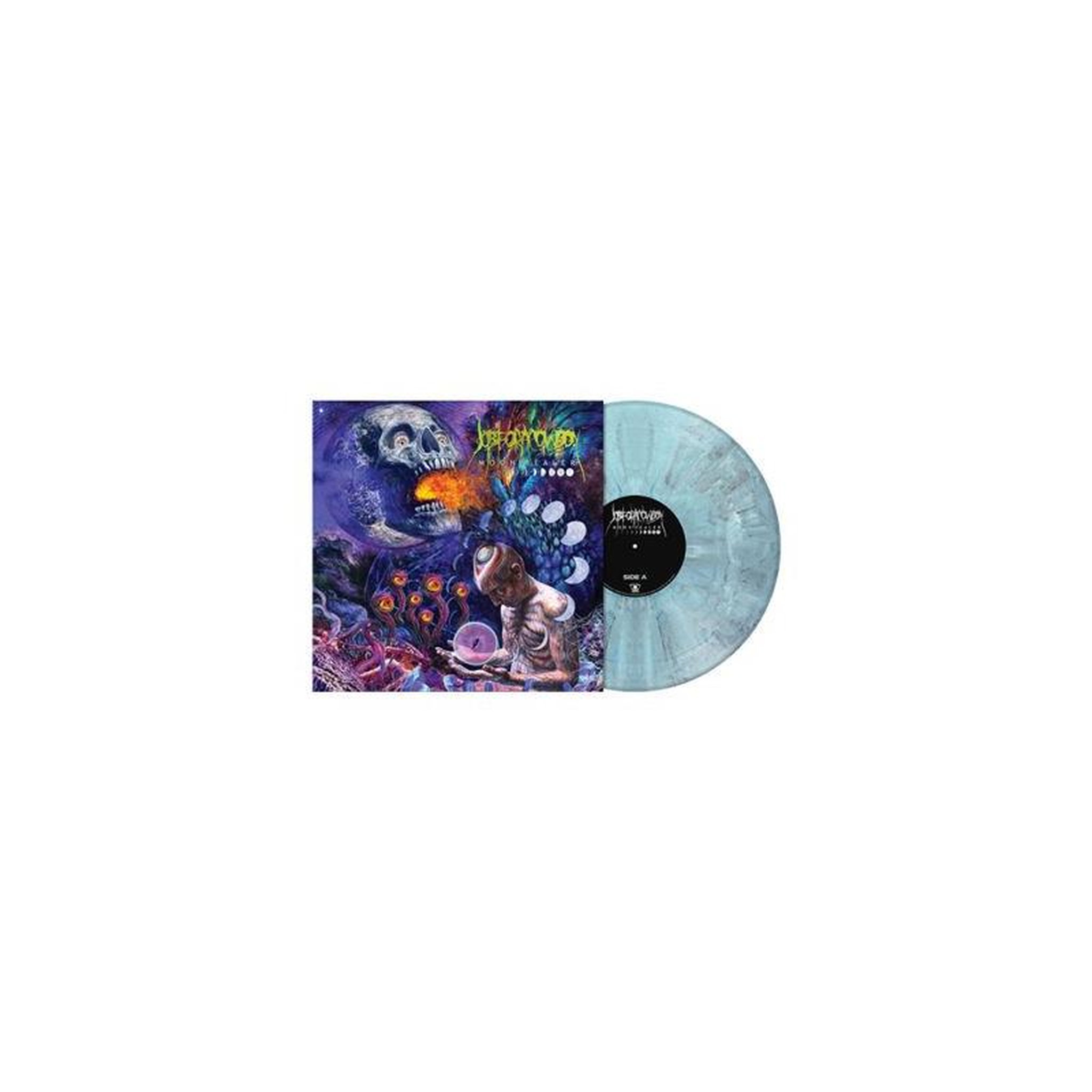 Cd moon healer sans marque musique fantasy, pochette illustrée bleu nuit