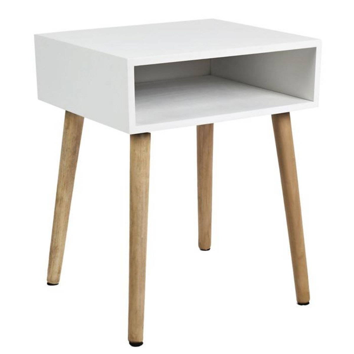 Paris Prix Table de Chevet  Niche  50cm Blanc
