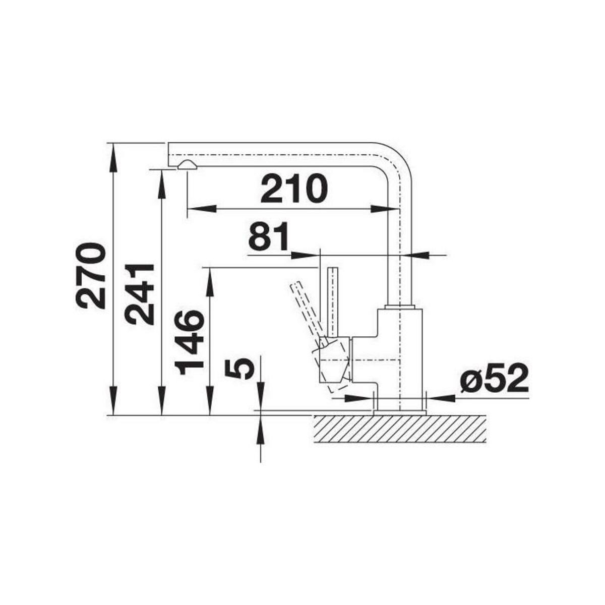 Blanco Mitigeur évier monocommande chromé - 519414