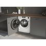 Voir la diapositive 4 : HAIER Lave linge séchant hublot encastrable HWD90B416FWB-FR