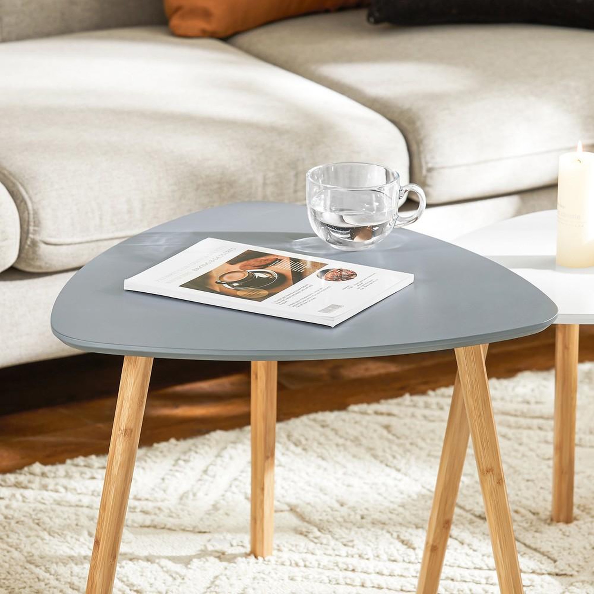 Voir la diapositive 4 : SOBUY SoBuy - Table D'appoint Set de - Nordique - FBT74