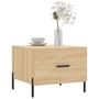 Voir la diapositive 3 : VIDAXL Table basse Chene sonoma 50x50x40 cm Bois d'ingenierie