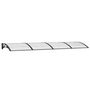 Voir la diapositive 2 : VIDAXL Auvent de porte Noir 350x100 cm Polycarbonate