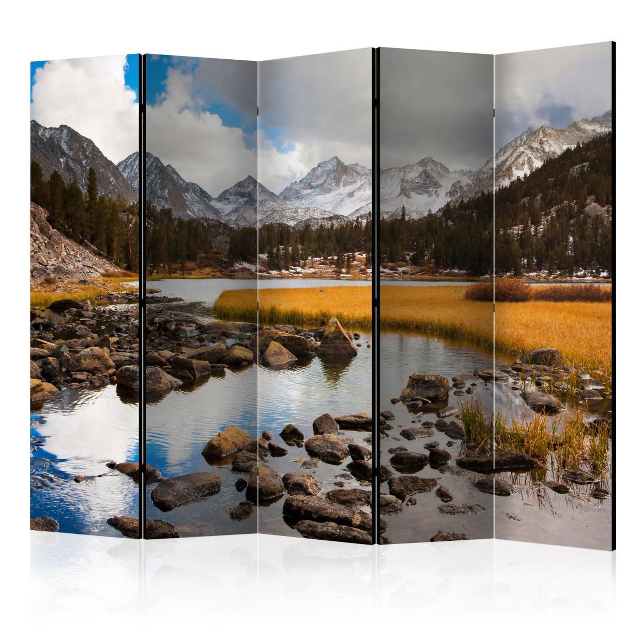 Paris Prix Paravent 5 volets  mountain stream  172x225cm