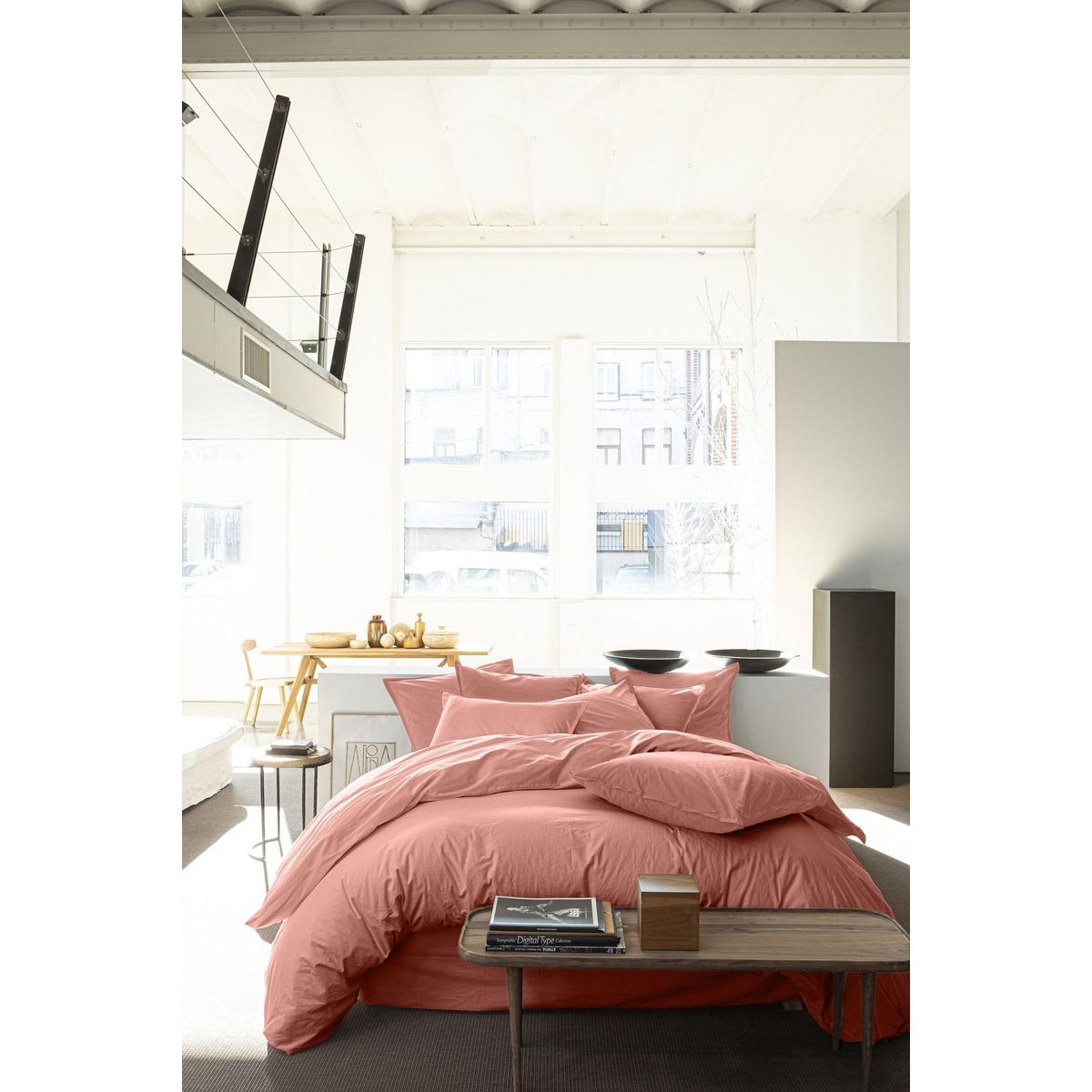 BATON ROUGE Housse de couette 100% percale de coton