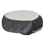 Voir la diapositive 1 : HESPERIDE Housse de protection pour table ronde HAMBO - 200 x 200 x 80 cm - Gris