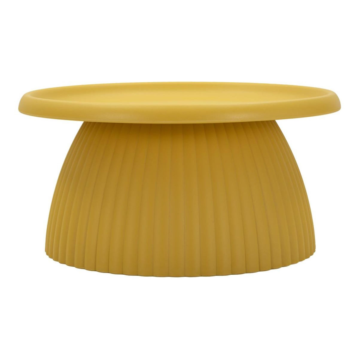 Paris Prix Table Basse Rainurée  Geax  70cm Jaune