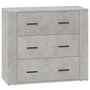 Voir la diapositive 2 : VIDAXL Buffet Gris beton 80x33x70 cm Bois d'ingenierie