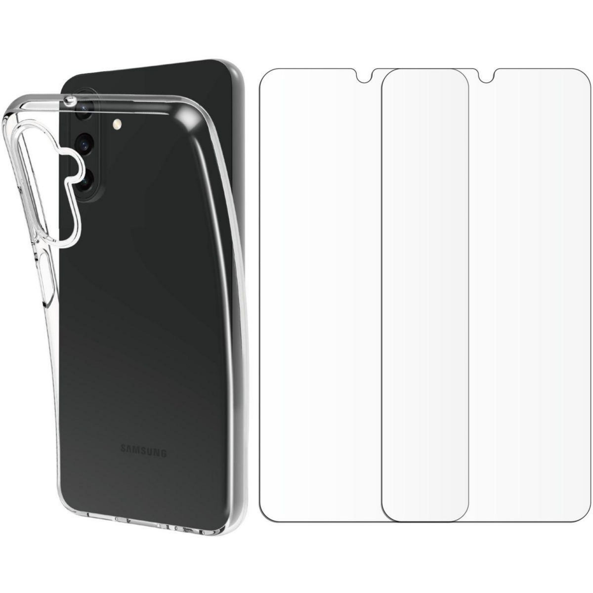 ESSENTIEL B Pack Samsung A26 coque + verre trempé