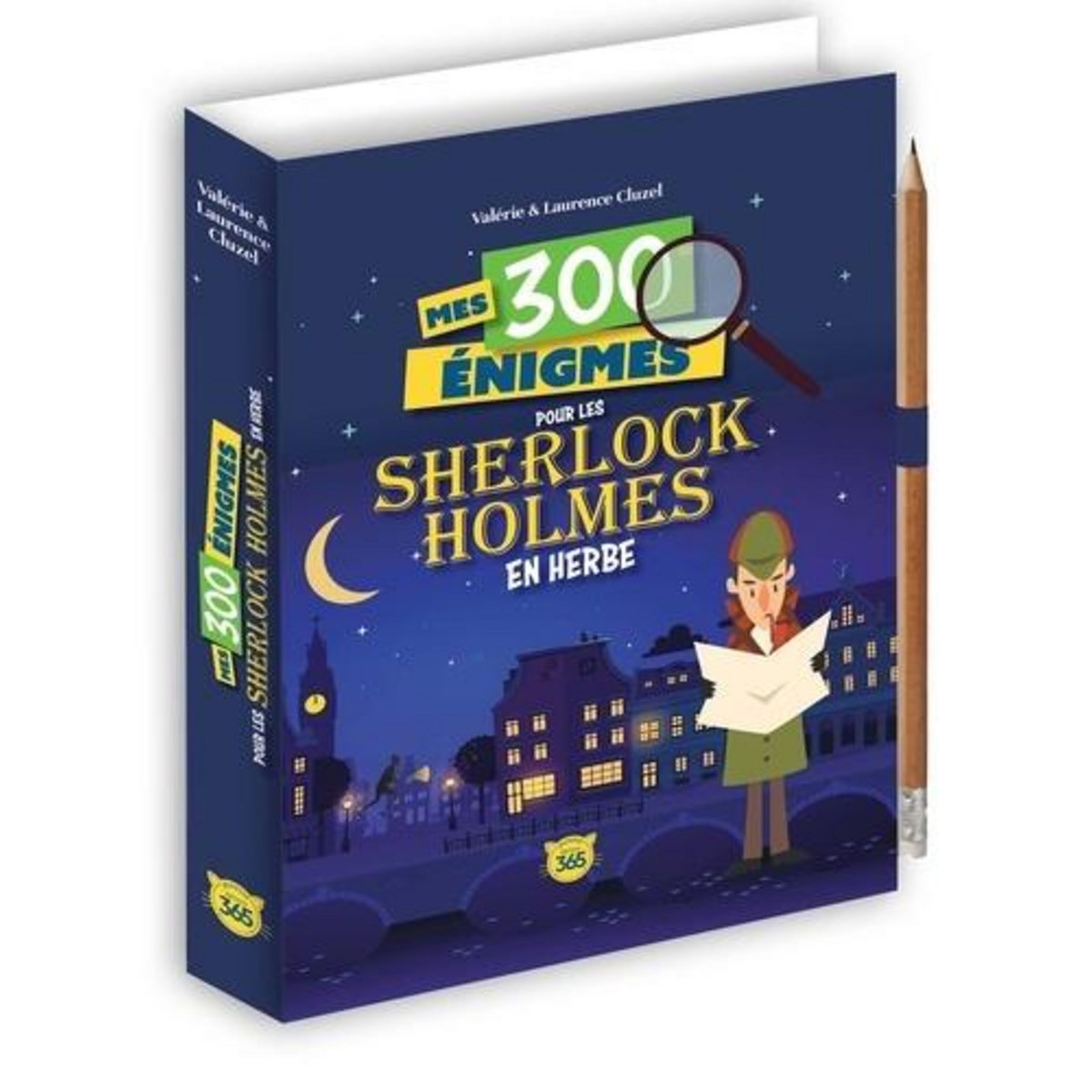 MES 300 ENIGMES POUR LES SHERLOCK HOLMES EN HERBE. AVEC 1 CRAYON, Cluzel Laurence