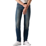 Levi's Jean 724  Moyen Femme Levi's Shaping Slim Med Indigo   W26. Coloris disponibles : Bleu