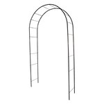 CENTRALE BRICO Arche  Basics  tube rond 16 mm noir 130x40x250 cm - Acier époxy