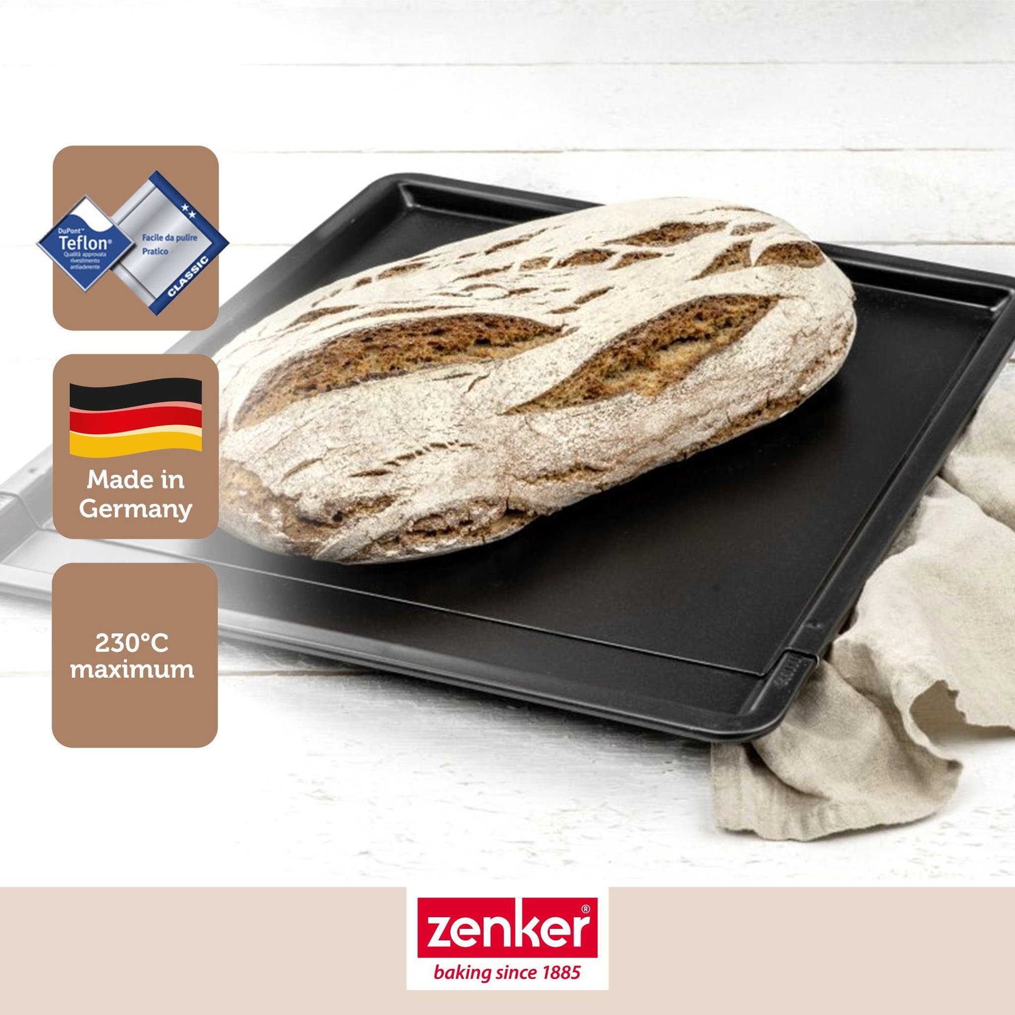 Voir la diapositive 2 : ZENKER Plaque à pâtisserie extensible de 37 x 52 cm zenker black metallic