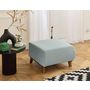 Voir la diapositive 5 : BEST MOBILIER Cristal - pouf modulable - 65 cm - en velours côtelé