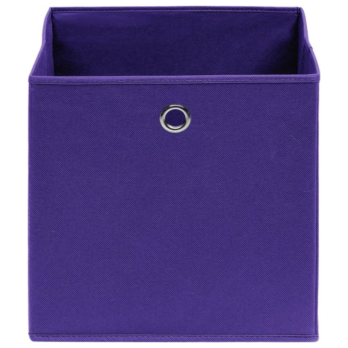 VIDAXL Boîtes de rangement 4 pcs Tissu intisse 28x28x28 cm Violet