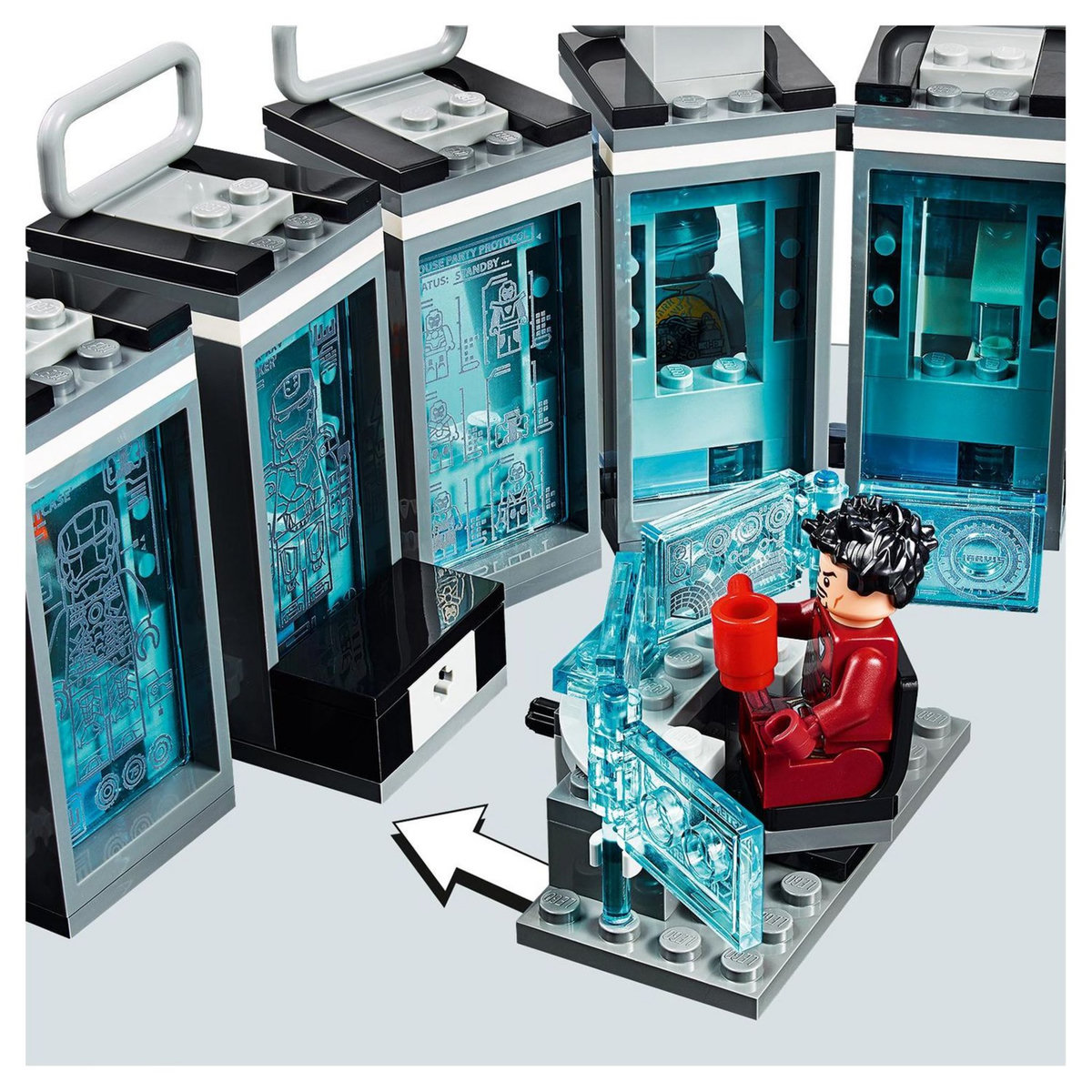 LEGO Marvel 76125 - La salle des armures d'Iron Man