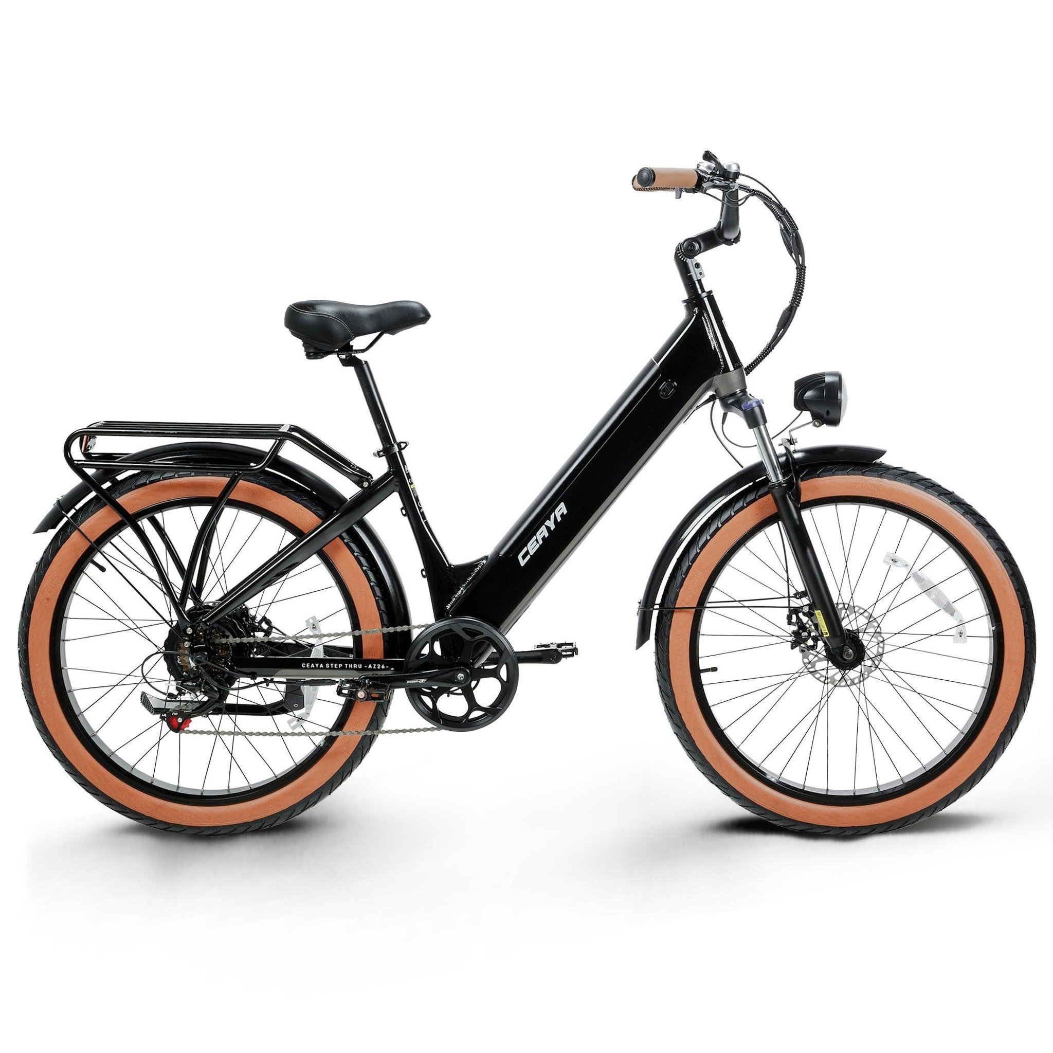 CEAYA Vélo électrique ceaya az26, cadre bas 26 , 960wh, 7 vitesses, noir