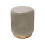 Voir la diapositive 2 : Paris Prix Table d'Appoint Haute  Louana  44cm Taupe