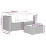 Voir la diapositive 6 : VIDAXL Salon de jardin 3 pcs avec coussins Noir Resine tressee