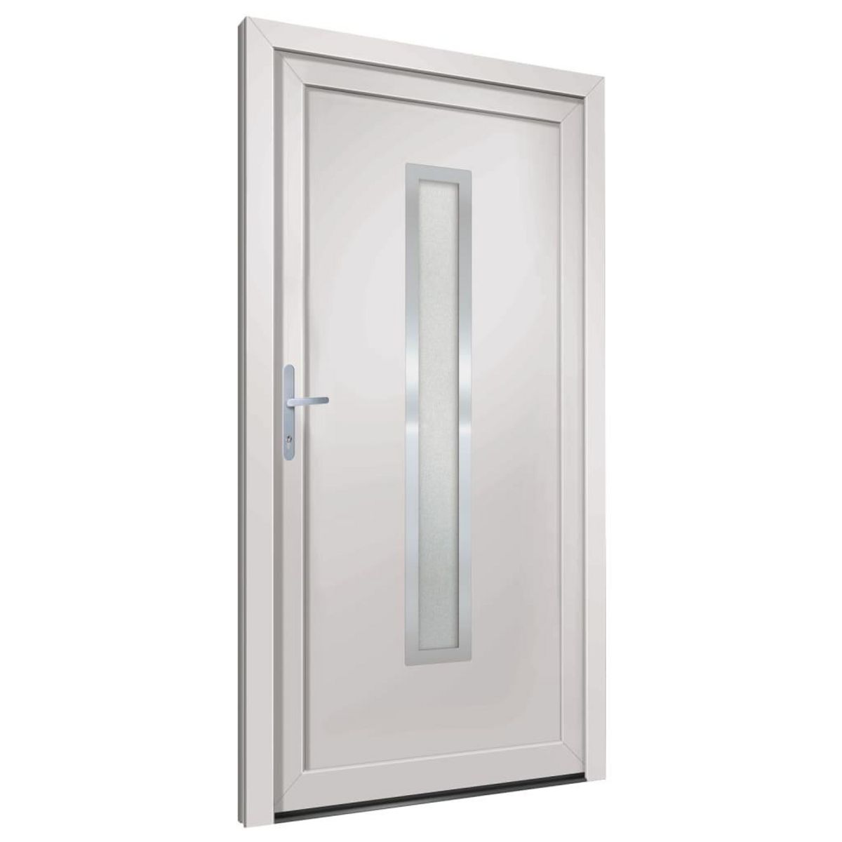 VIDAXL Porte d'entree Blanc 88x200 cm PVC