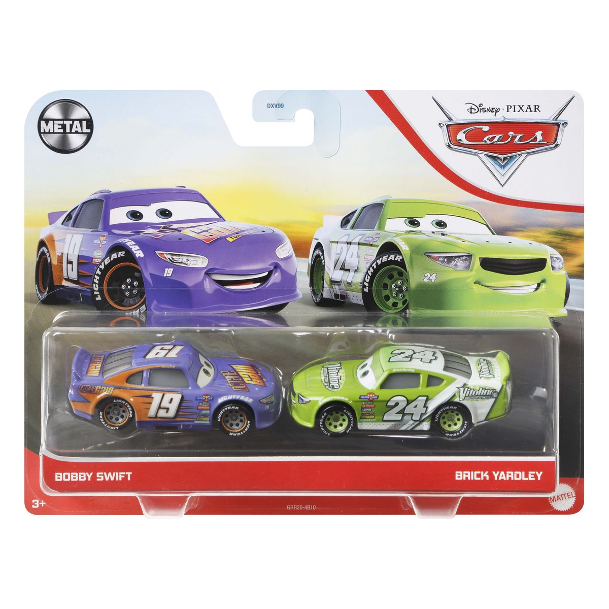 MATTEL Mattel Pack de 2 véhicules - Cars - Bobby Swift et Brick Yardley