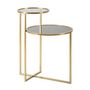 Voir la diapositive 2 : Paris Prix Table d'Appoint Double Plateaux  Level  60cm Or