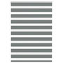 Voir la diapositive 1 : VIDAXL Store zebre gris fonce largeur du tissu 105,9 cm polyester