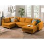 Voir la diapositive 1 : LISA DESIGN Rune - canapé panoramique - 7 places - style scandinave - gauche
