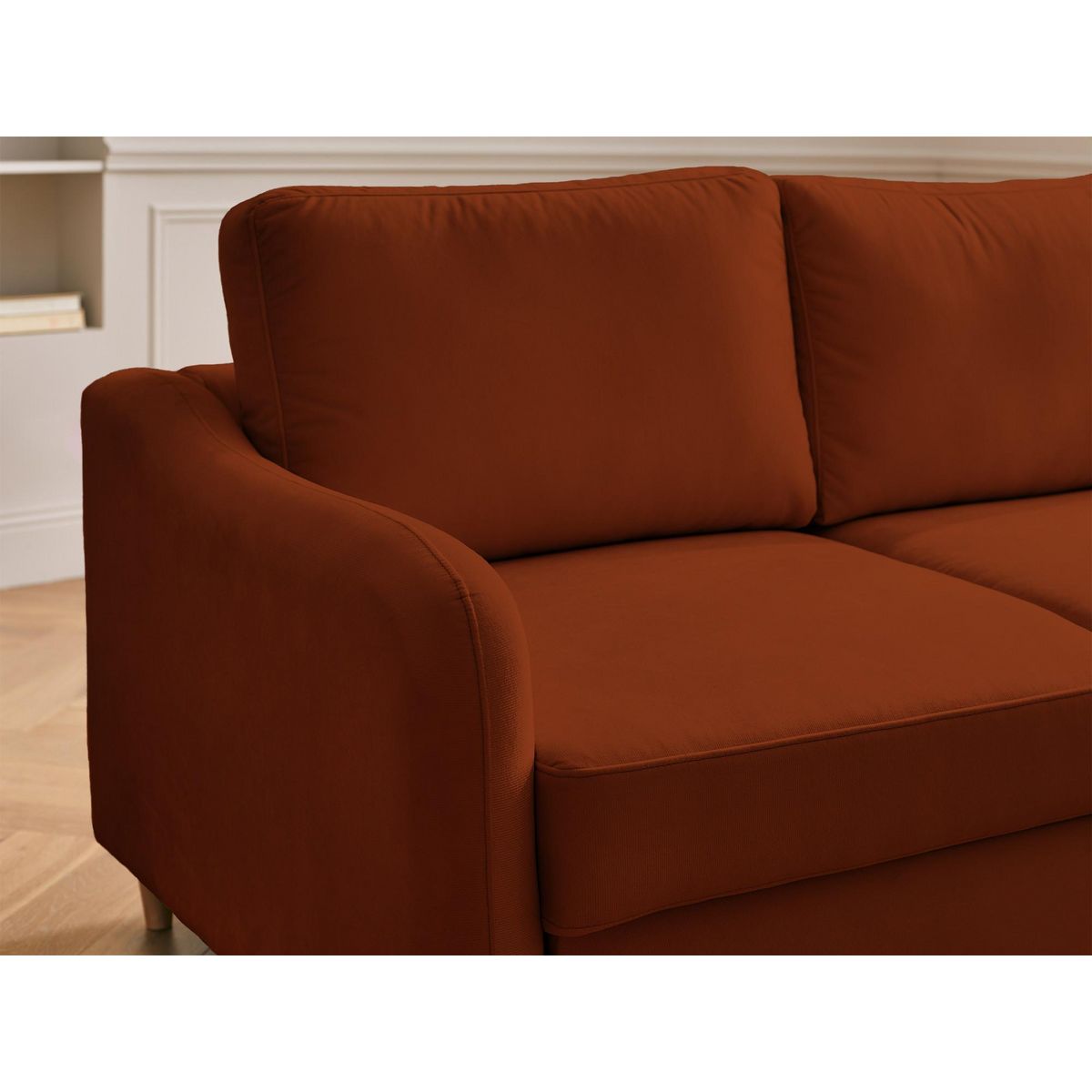 LISA DESIGN Will - canapé 3 places - convertible - en tissu