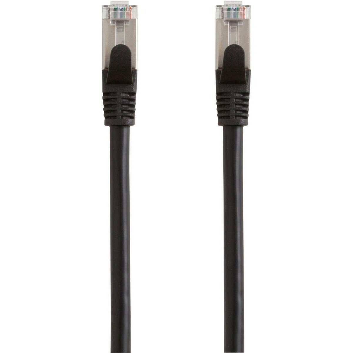 ESSENTIEL B Câble Ethernet RJ45 - 10M Droit CAT6E noir pas cher