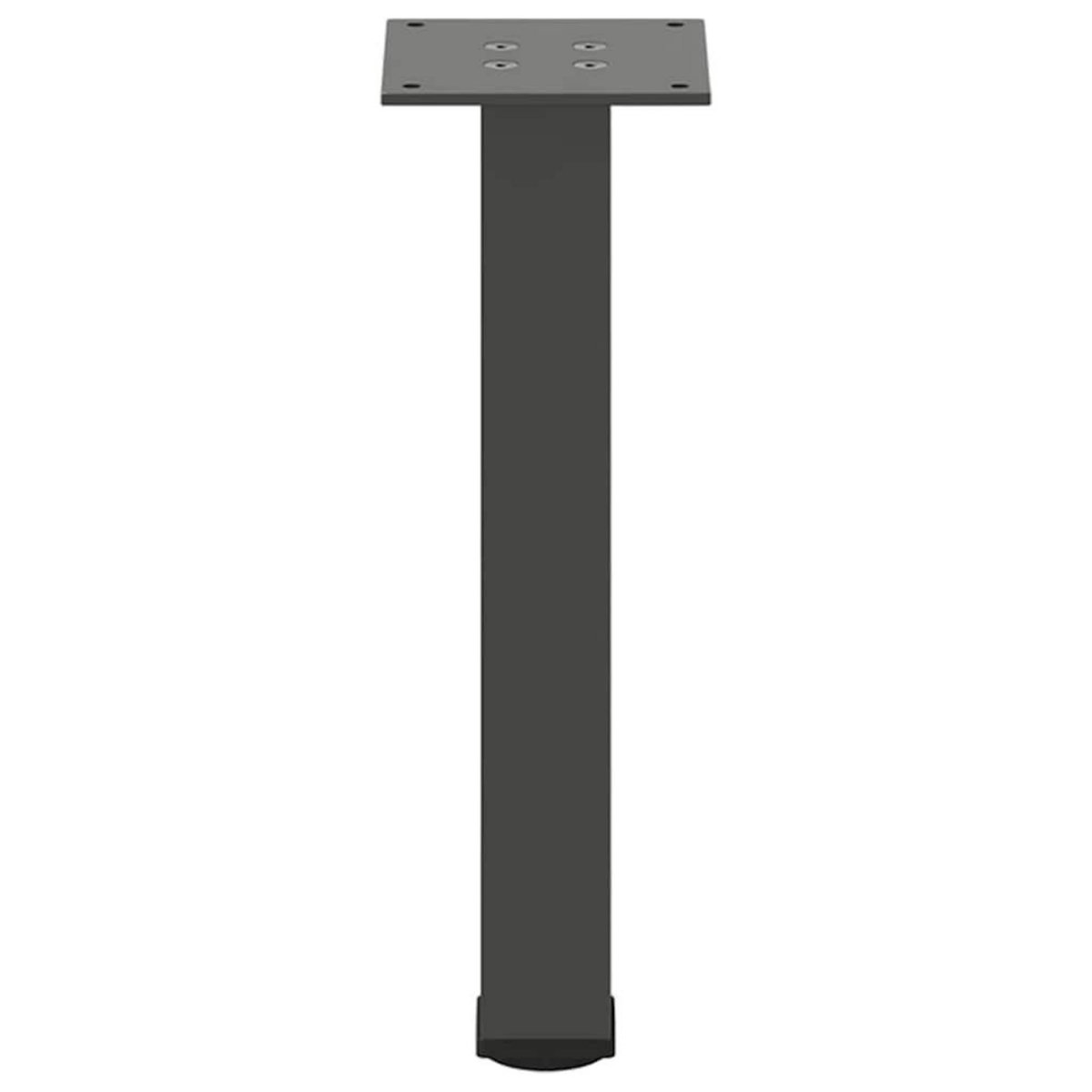 VIDAXL Pieds de table basse 4 pcs anthracite 30-32 cm acier